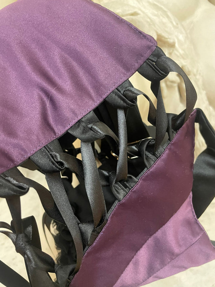 Iris - Reversible Corset belt — reversible corset top handmade in Helsinki by PopJoy
