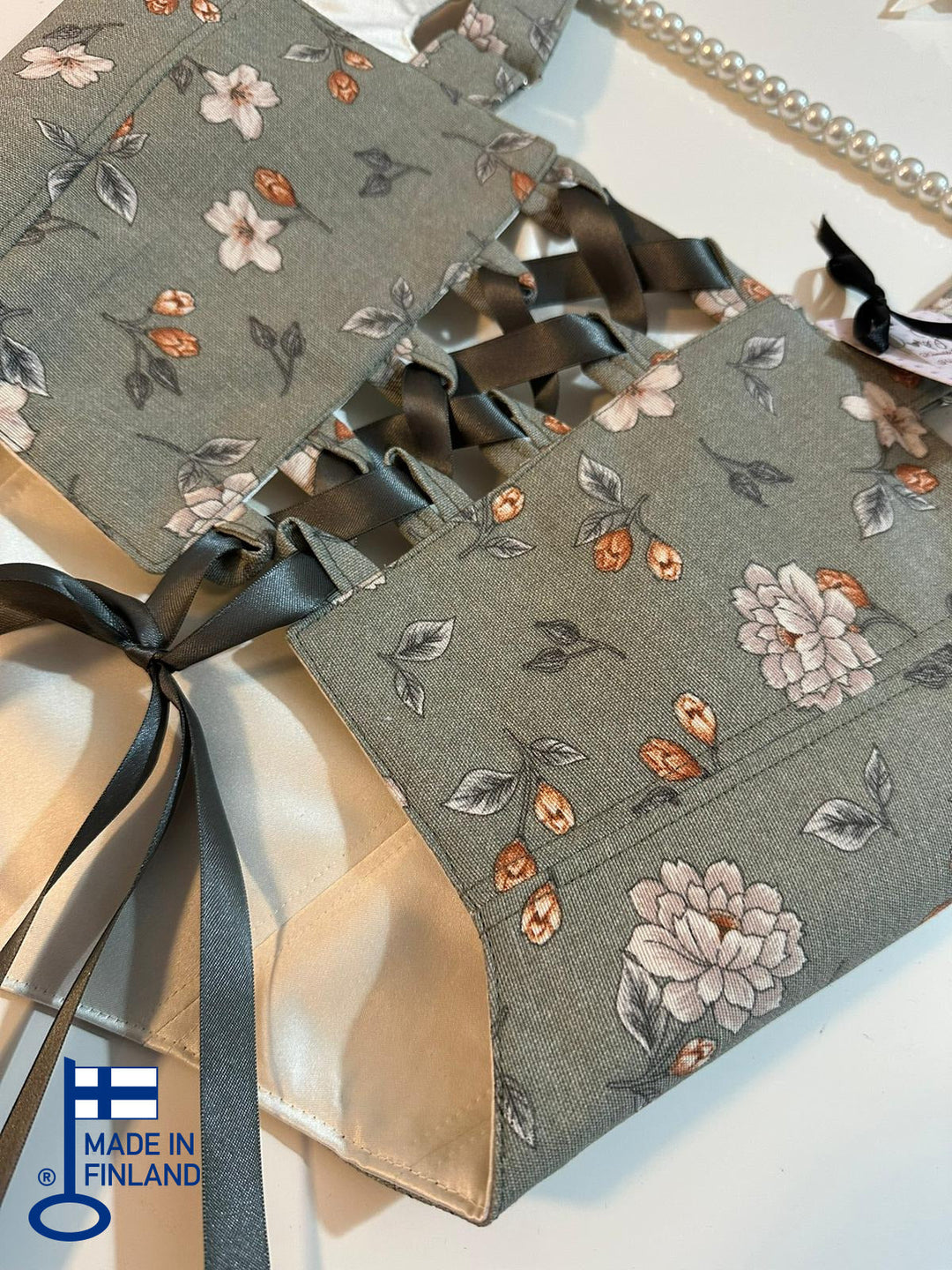 Kelly - Reversible Corset Top - (Ready for Shipping) — made in Finland — view 2