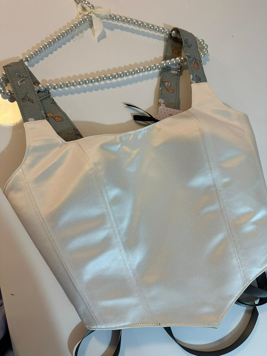 Kelly - Reversible Corset Top — reversible corset top handmade in Helsinki by PopJoy