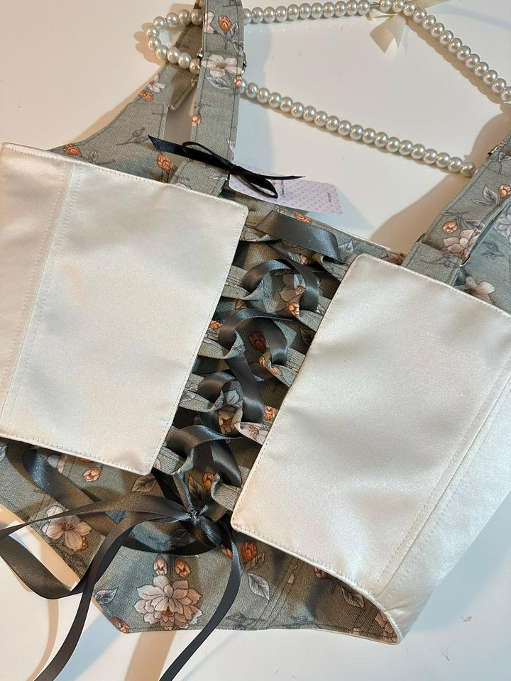 Kelly - Reversible Corset Top — reversible corset top handmade in Helsinki by PopJoy