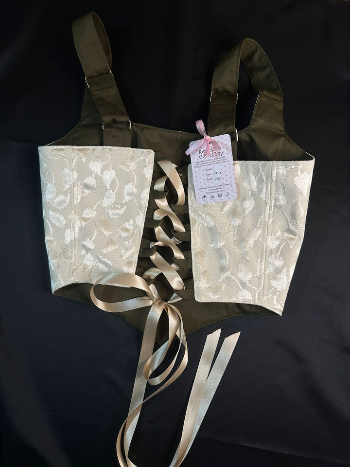 Kima - Reversible Corset Top — reversible corset top handmade in Helsinki by PopJoy