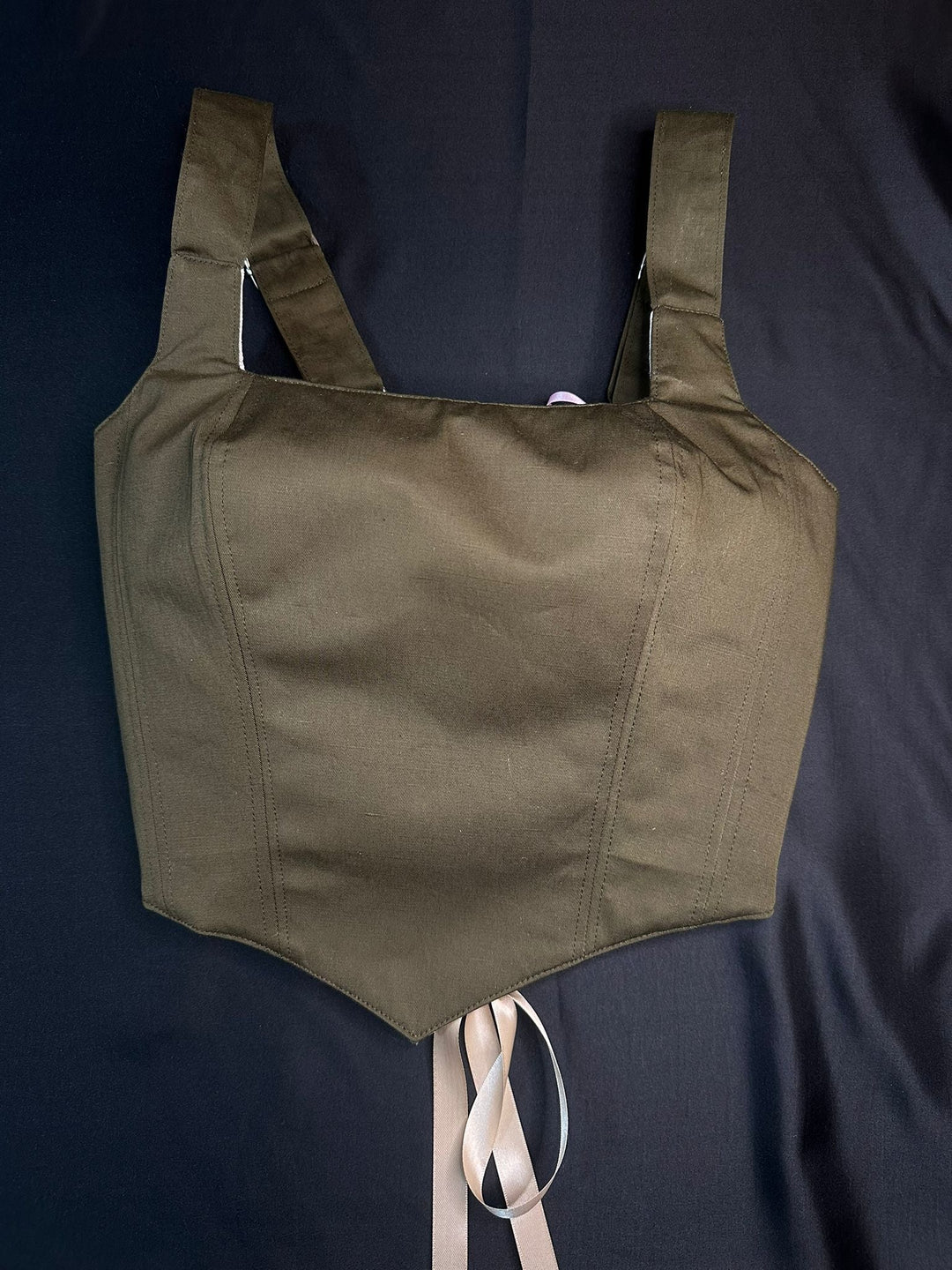 Kima - Reversible Corset Top — reversible corset top handmade in Helsinki by PopJoy