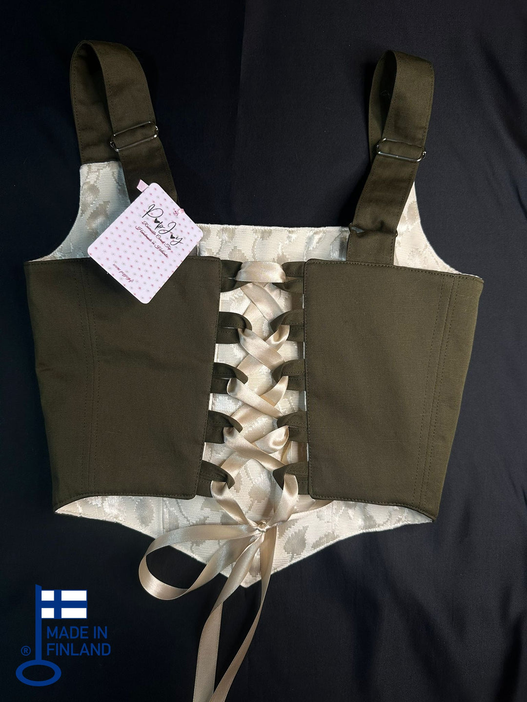 Kima - Reversible Corset Top (Made-to-Order) — made in Finland — view 4