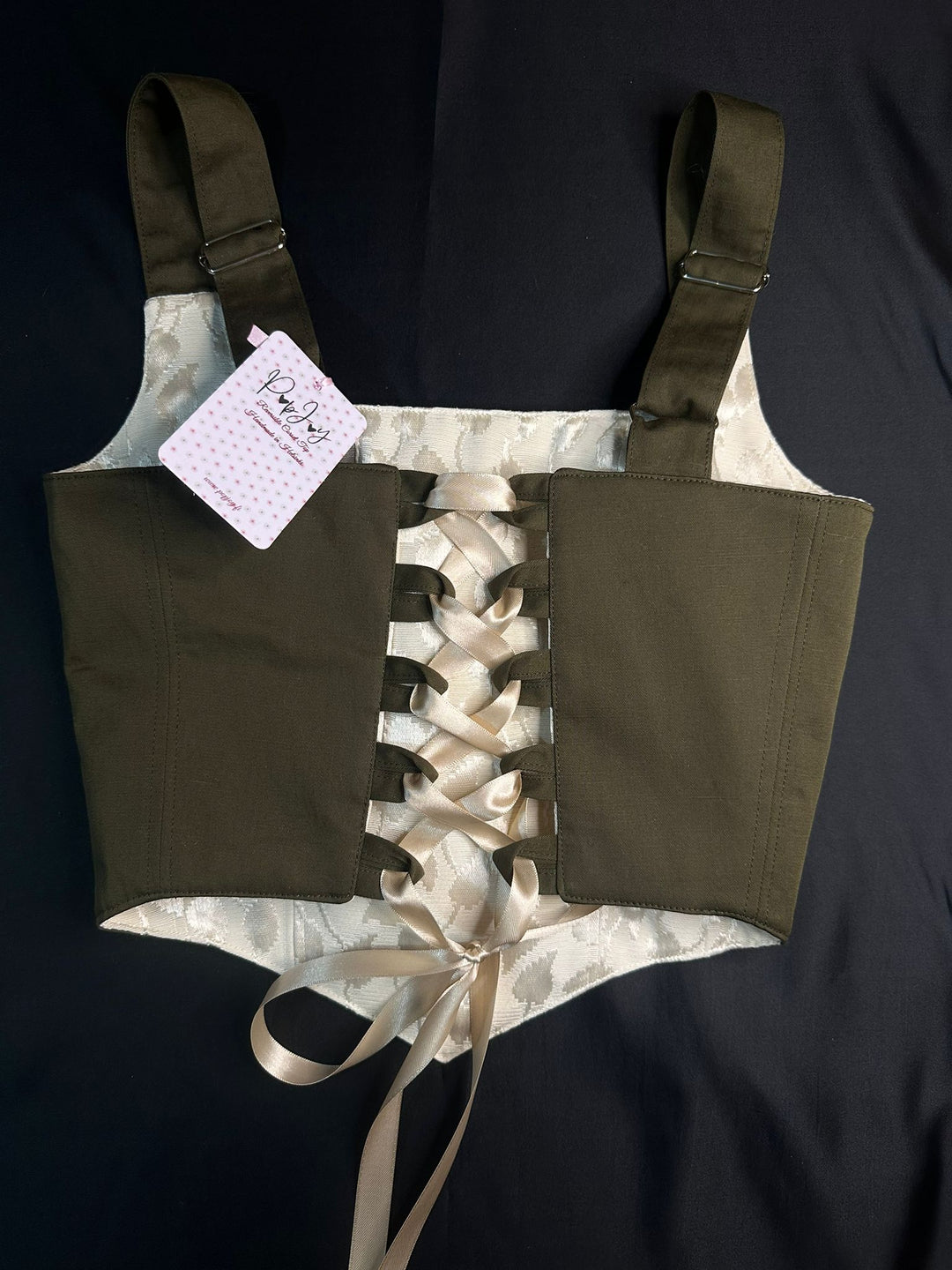Kima - Reversible Corset Top — reversible corset top handmade in Helsinki by PopJoy