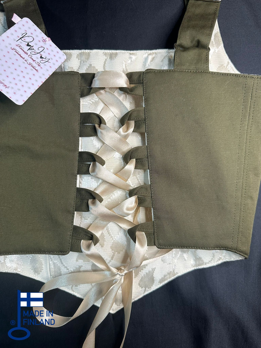 Kima - Reversible Corset Top (Made-to-Order) — made in Finland — view 5