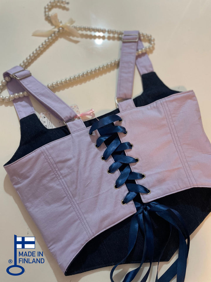 Leah - Reversible Corset Top (Made-to-Order) — made in Finland — view 1