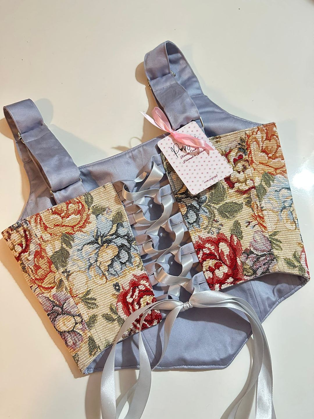 Louise - Reversible Corset Top — reversible corset top handmade in Helsinki by PopJoy