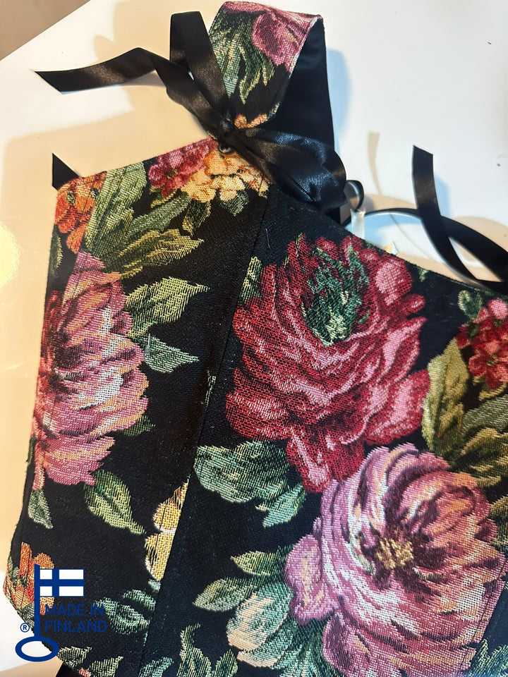 Malefic - Removable Straps - Reversible Corset Top (Made-to-Order) — view 2 — made in Finland