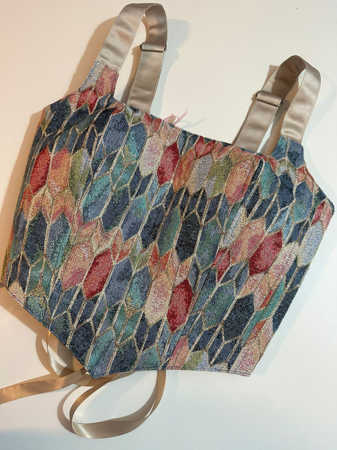 Mosaic - Reversible Corset Top — reversible corset top handmade in Helsinki by PopJoy