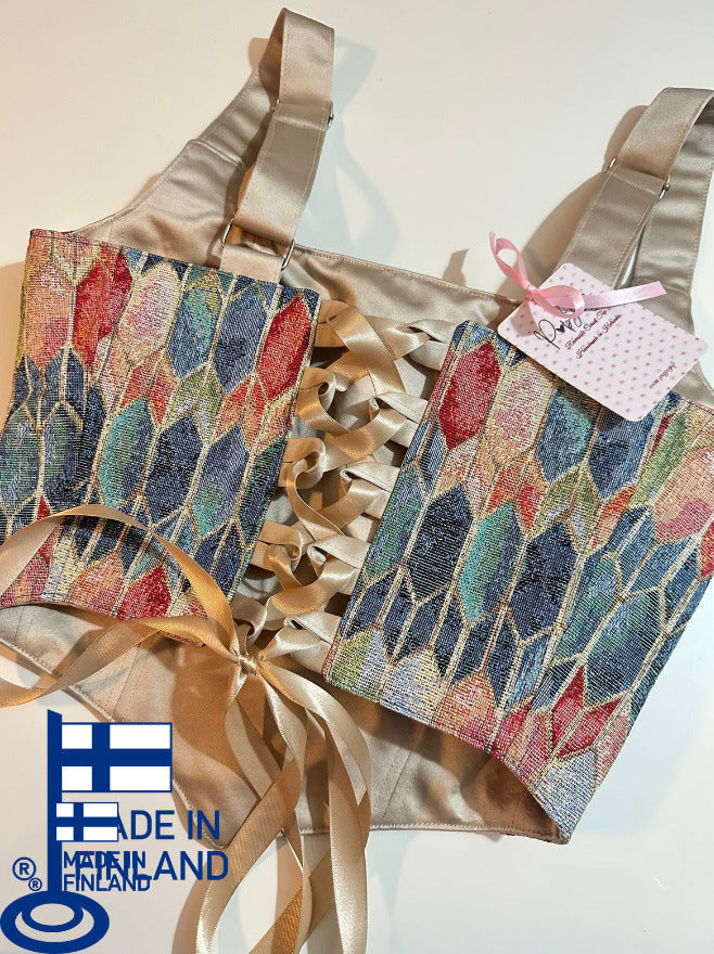 Mosaic - Reversible Corset Top (Ready-for-Shipping) — view 1 — made in Finland