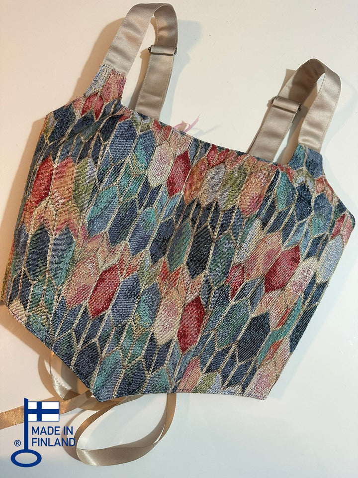 Mosaic - Reversible Corset Top (Ready-for-Shipping) — view 3 — made in Finland