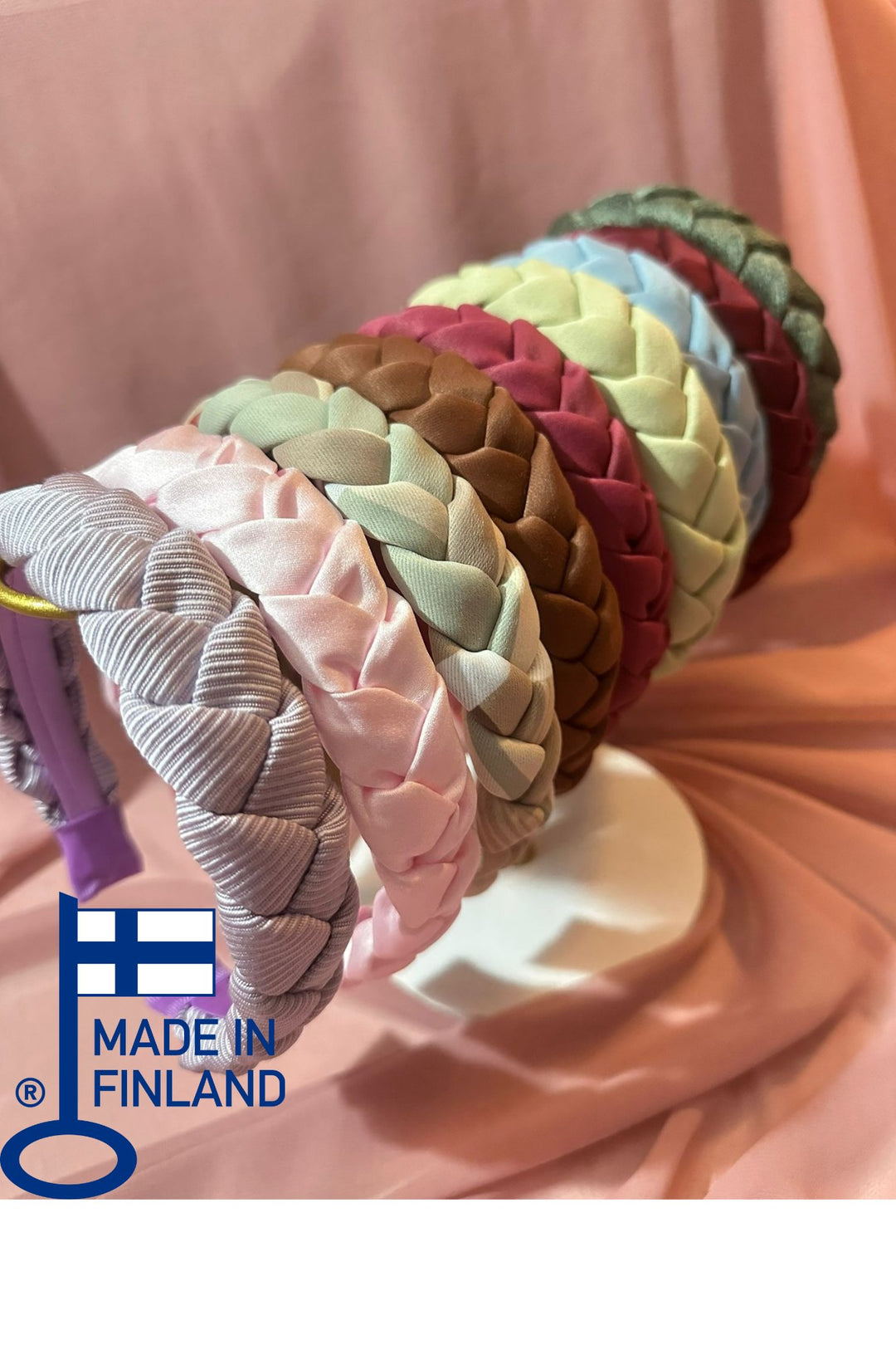 Phoebe - Thin Braided Headband — handmade hair accessory by PopJoy, Helsinki