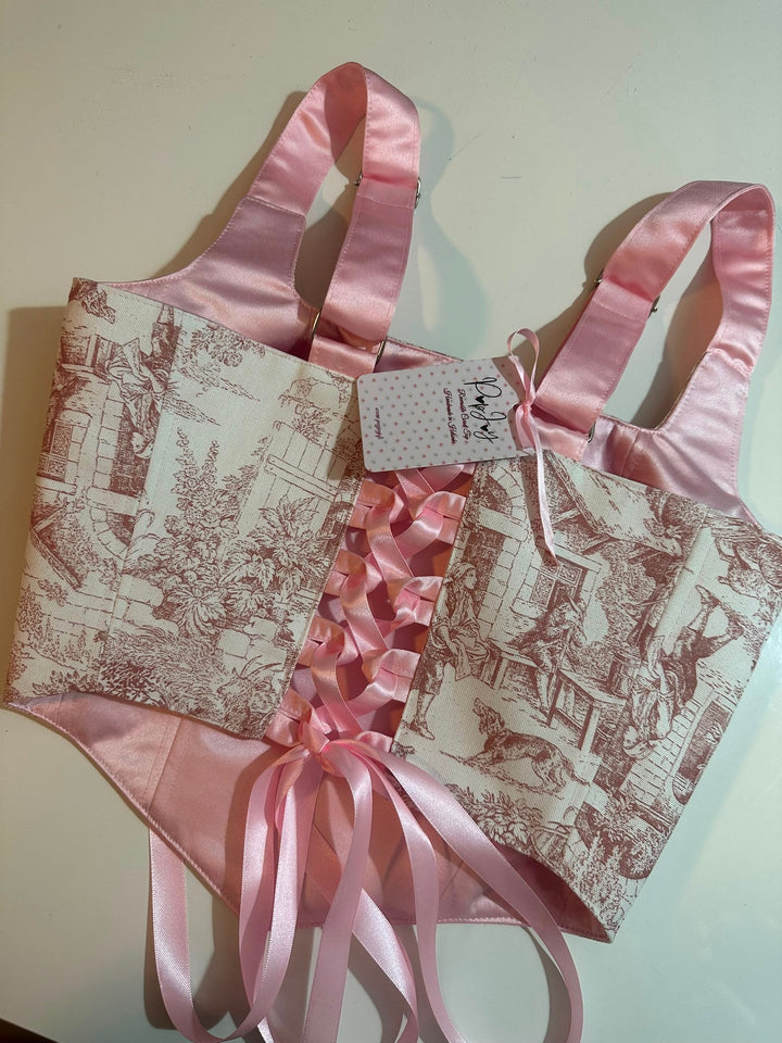 Pink Jolie - Reversible Corset Top — reversible corset top handmade in Helsinki by PopJoy