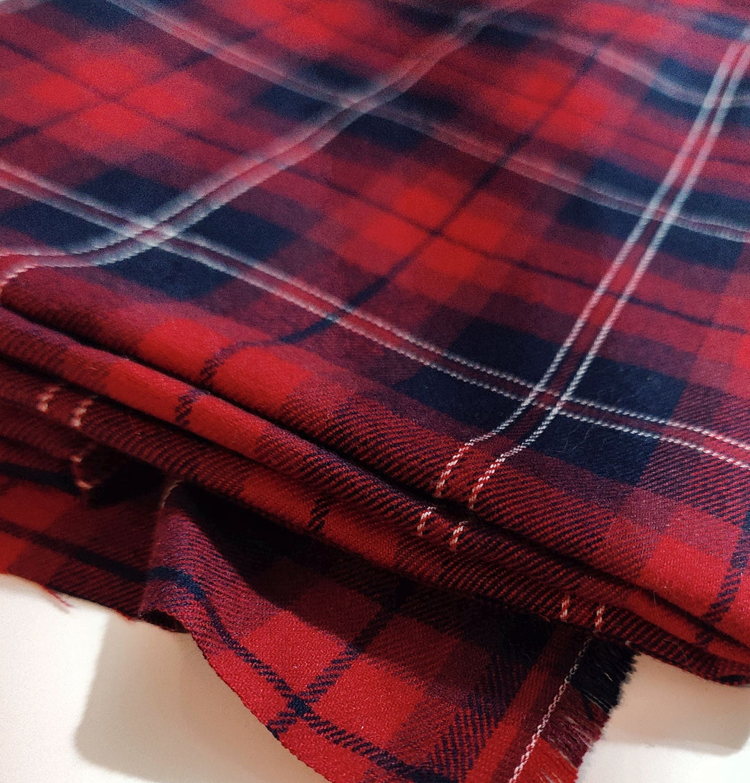 Plaid - Fabric — corset fabric detail — main view · PopJoy handmade