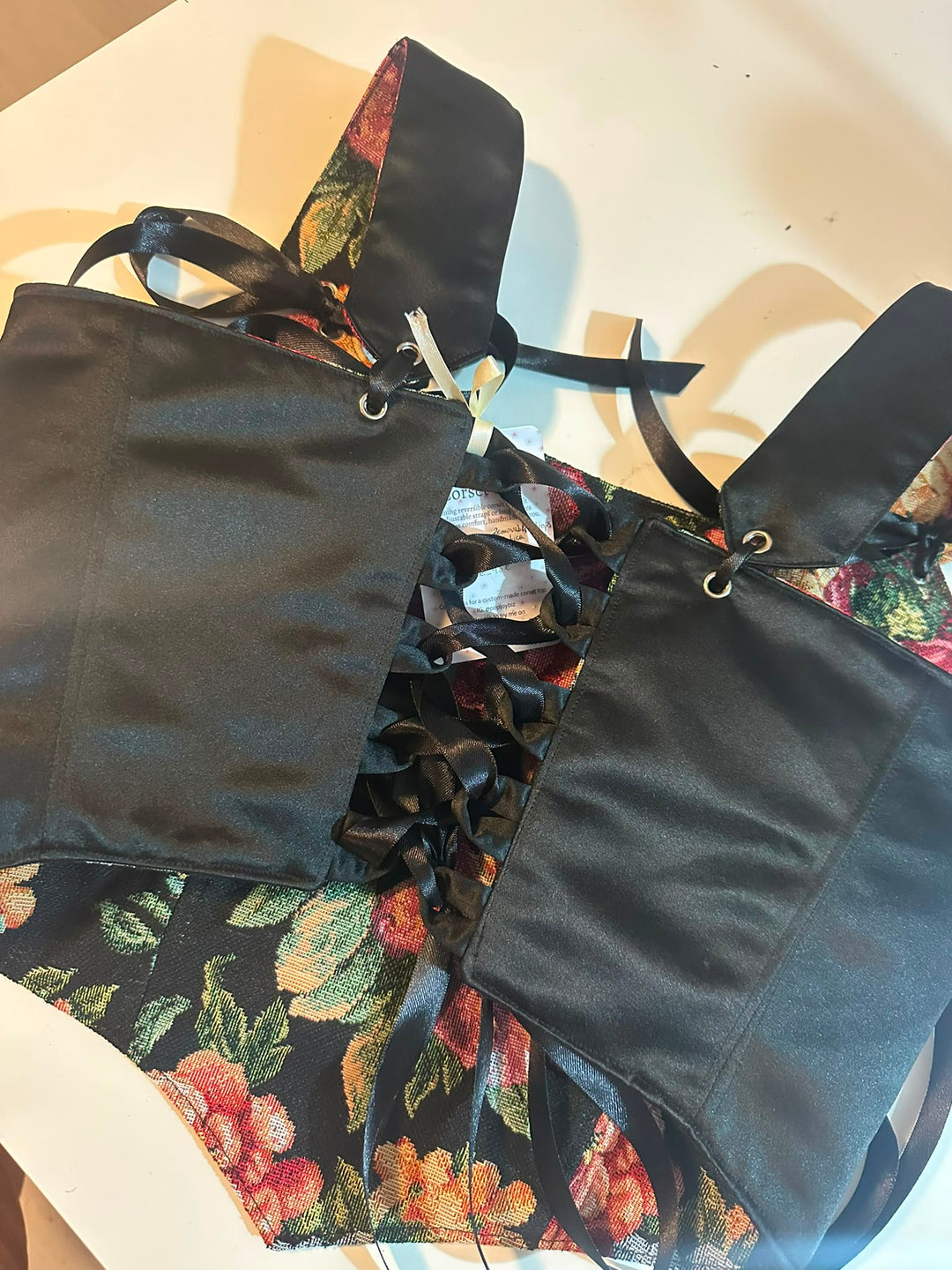 Malefic - Removable Straps - Reversible Corset Top (Made-to-Order) — view 3