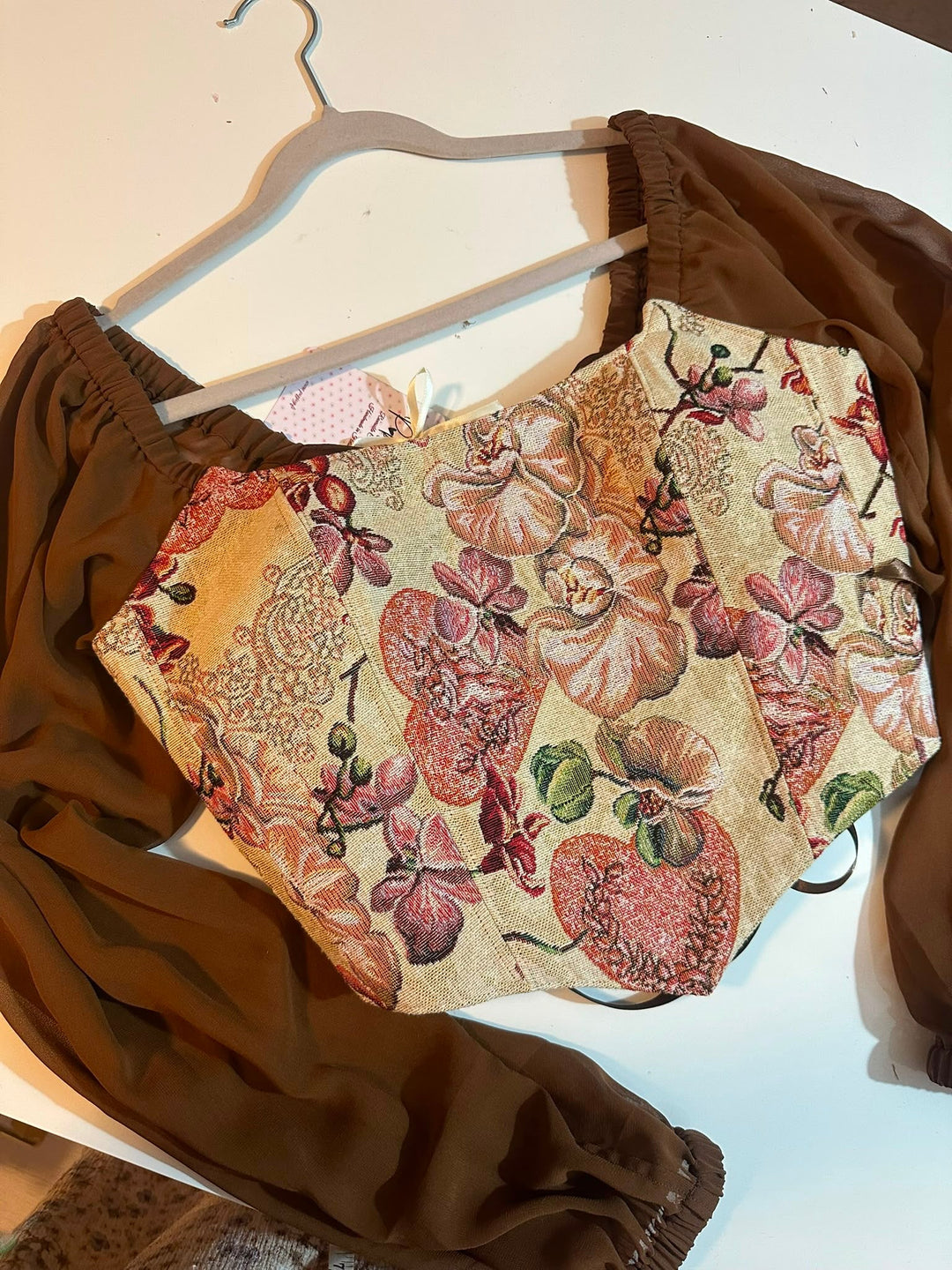 Terra - Long Sleeves - Reversible Corset Top (Made-to-Order) — view 1