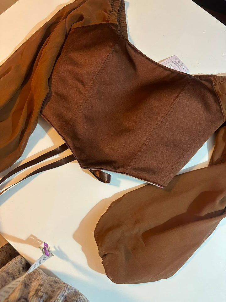 Terra - Long Sleeves - Reversible Corset Top (Made-to-Order) — view 5