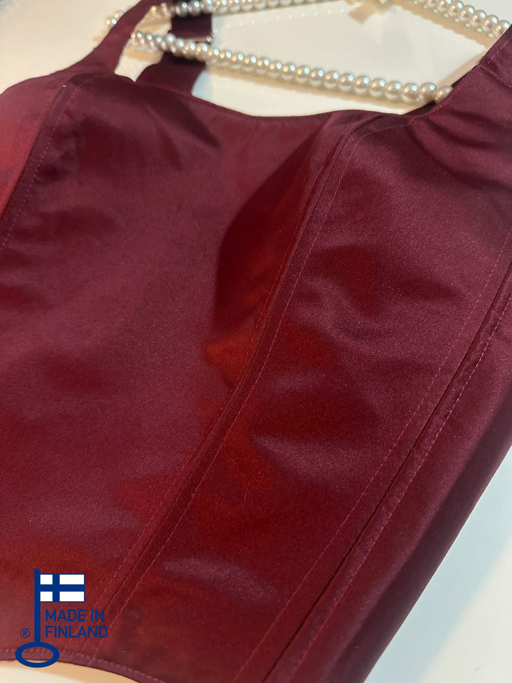 Red Jolie - Reversible Corset Top (Made-to-Order) — made in Finland — view 3
