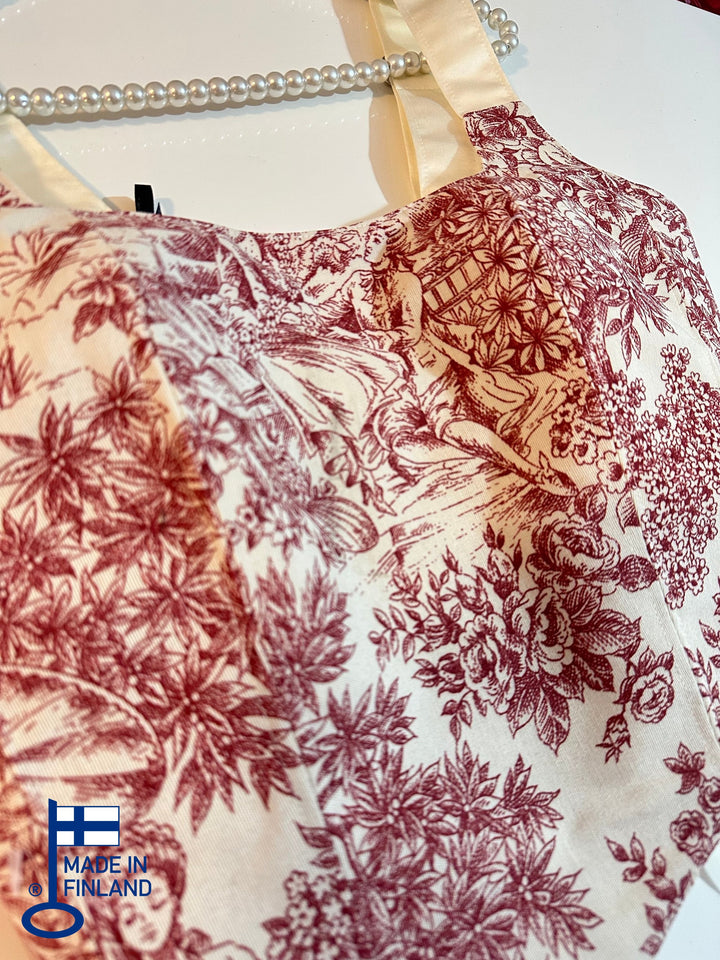 Red Jolie - Reversible Corset Top (Made-to-Order) — made in Finland — view 5