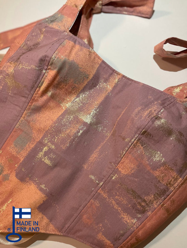 Reetta - Reversible Corset Top (No more fabric) — made in Finland — view 1