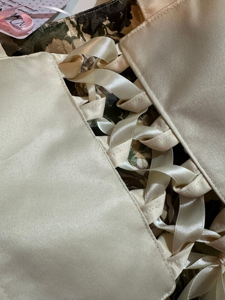 Renata - Reversible Corset Top — reversible corset top handmade in Helsinki by PopJoy
