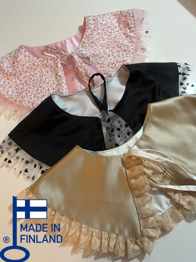 Reversible Collars & Cuffs + Set — handmade hair accessory by PopJoy, Helsinki