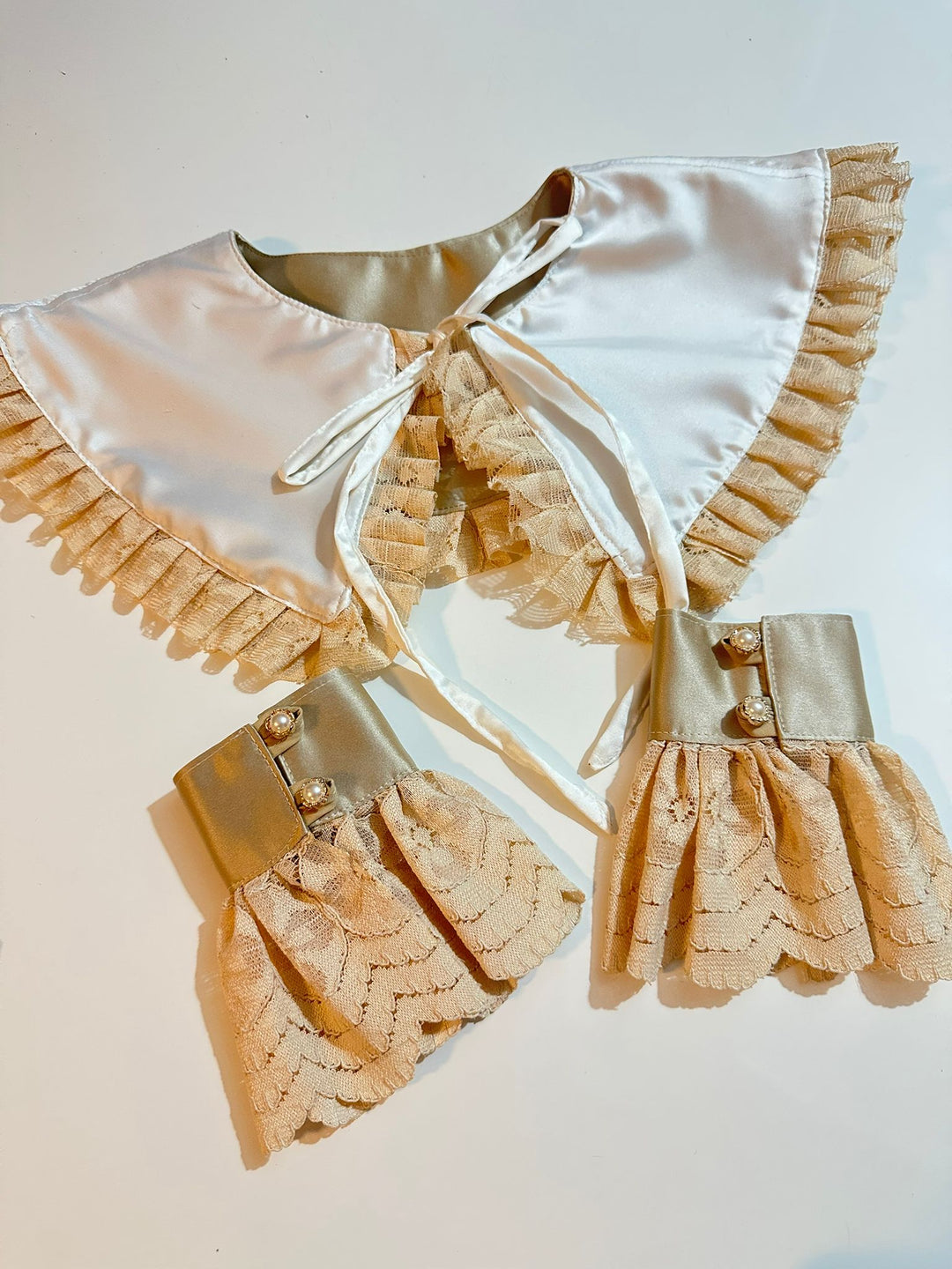 Reversible Collars &amp; Cuffs + Set — handmade hair accessory by PopJoy, Helsinki