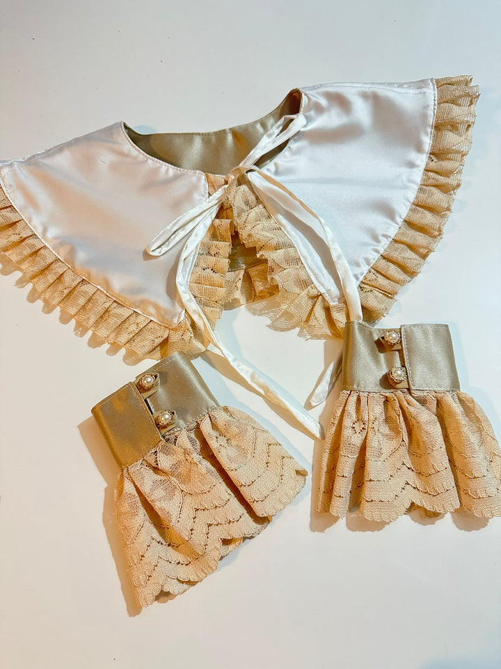 Reversible Collars &amp; Cuffs + Set — handmade hair accessory by PopJoy, Helsinki