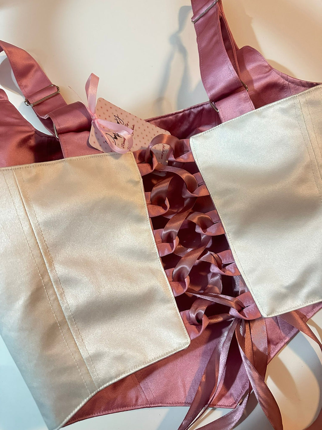 Rosa - Reversible Corset Top — reversible corset top handmade in Helsinki by PopJoy