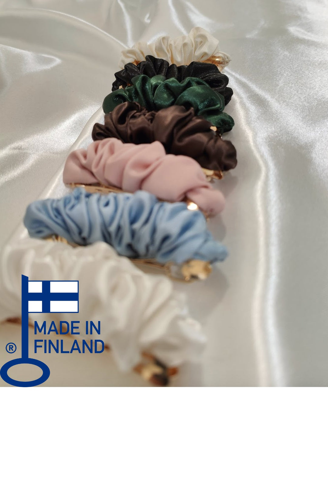 Maria Ruffled Barrette — made in Finland — view 1