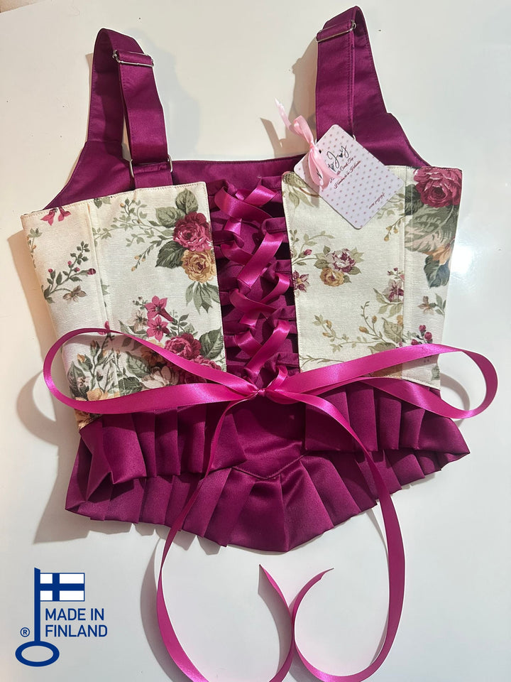 Ruffled Galadriel - Reversible Corset Top (Made-to-Order) — made in Finland — view 2