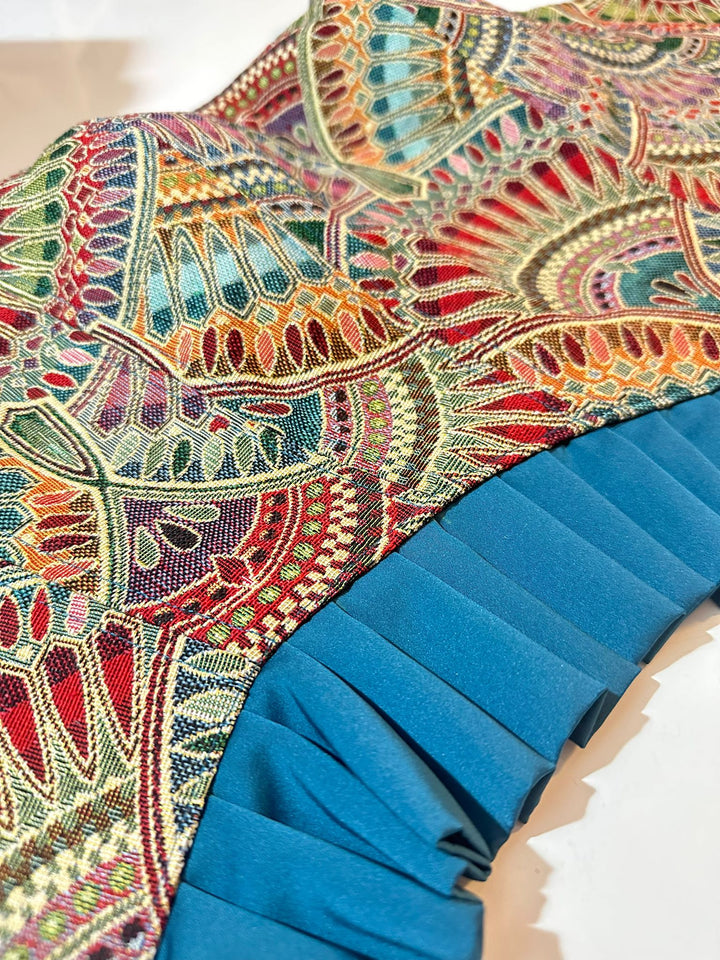 Ruffled Memphis - Reversible Corset Top — reversible corset top handmade in Helsinki by PopJoy