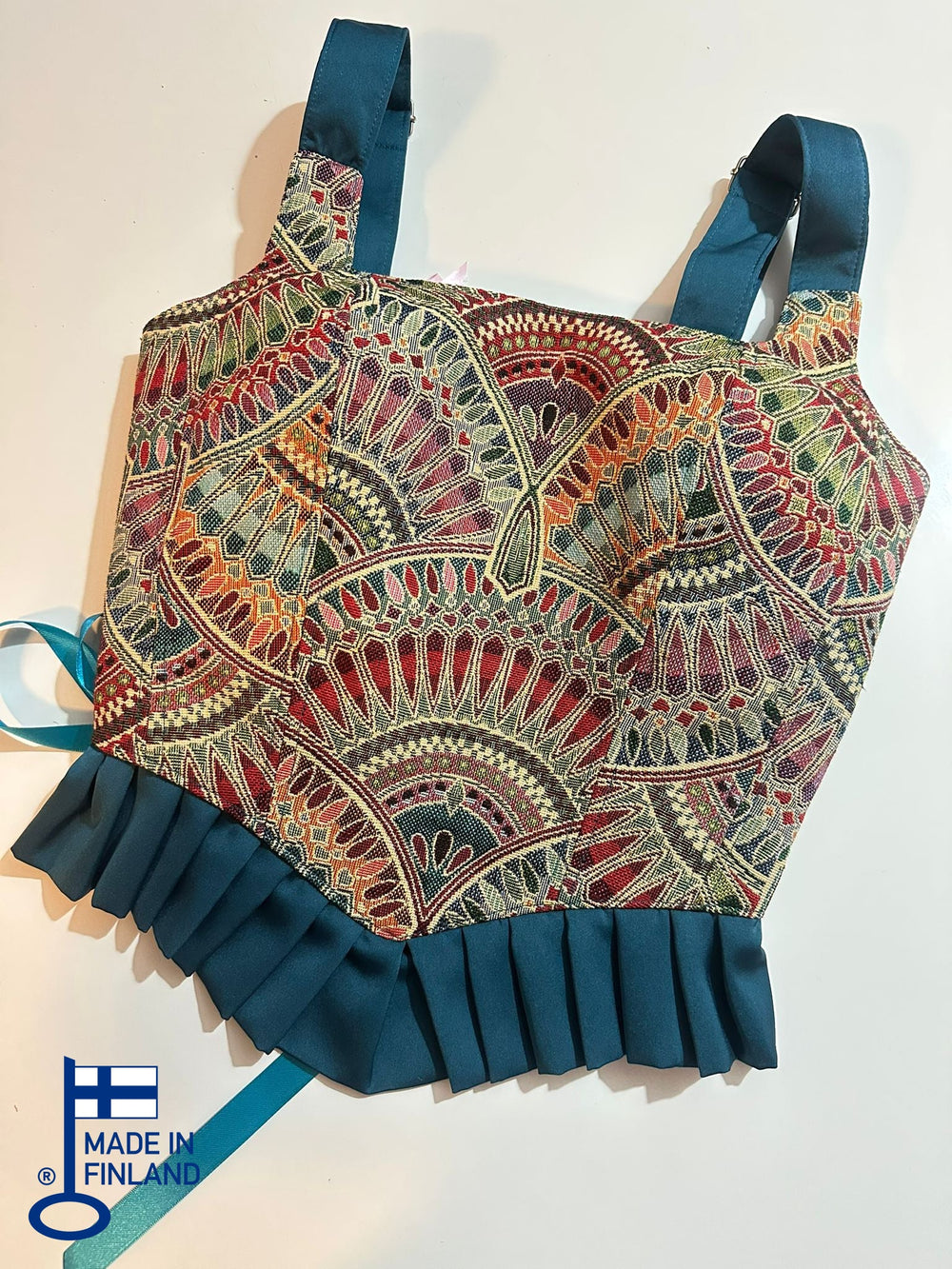 Ruffled Memphis - Reversible Corset Top (Ready-for-Shipping) — made in Finland — view 2