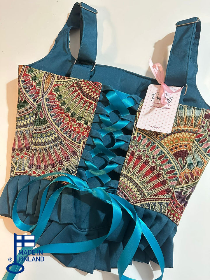 Ruffled Memphis - Reversible Corset Top (Ready-for-Shipping) — made in Finland — view 3