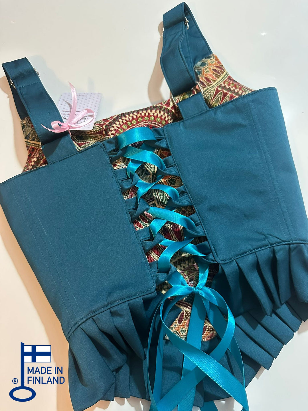 Ruffled Memphis - Reversible Corset Top (Ready-for-Shipping) — made in Finland — view 4