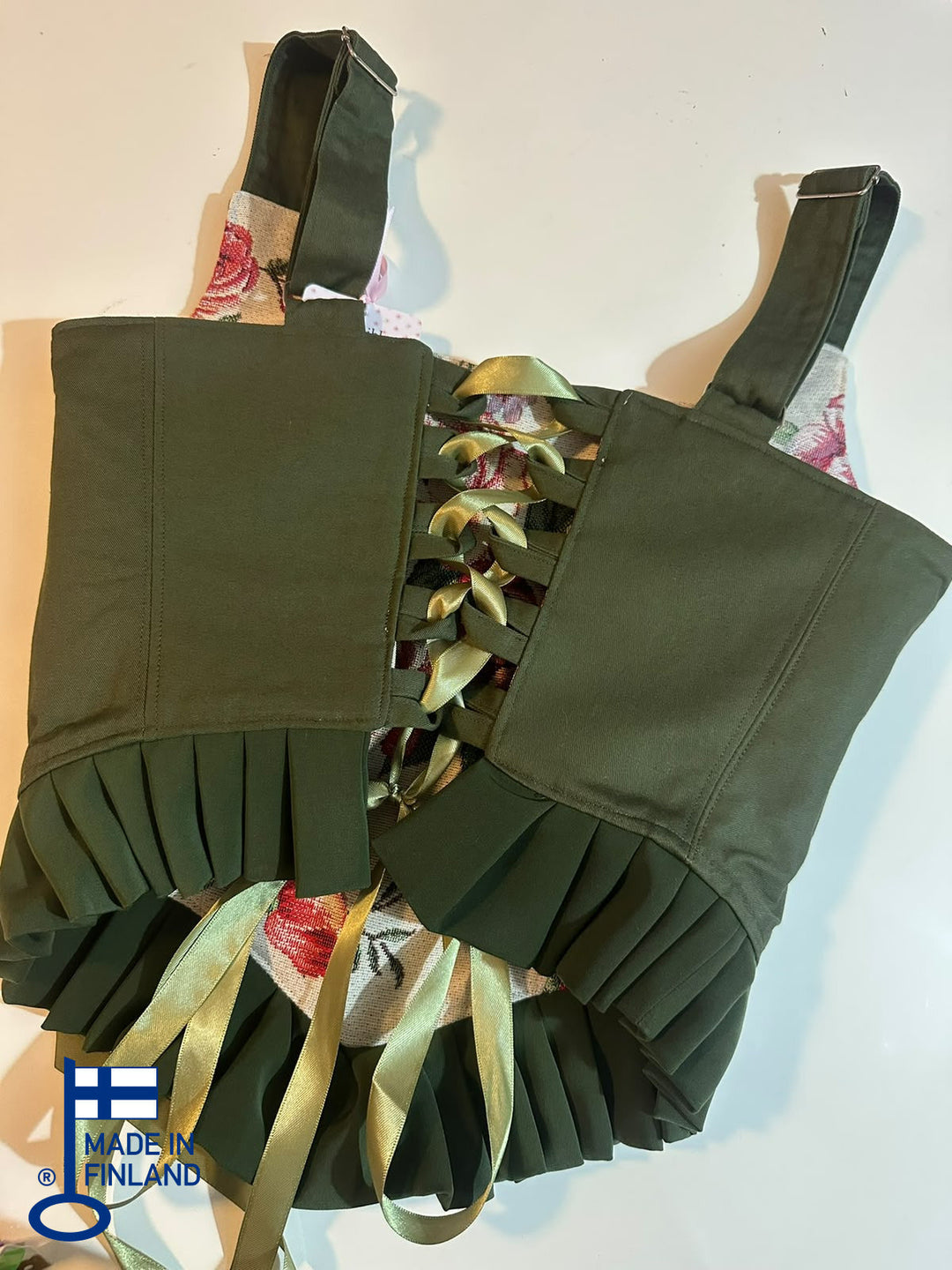 Ruffled Quanya - Reversible Corset Top (Made-to-Order) — made in Finland — view 3