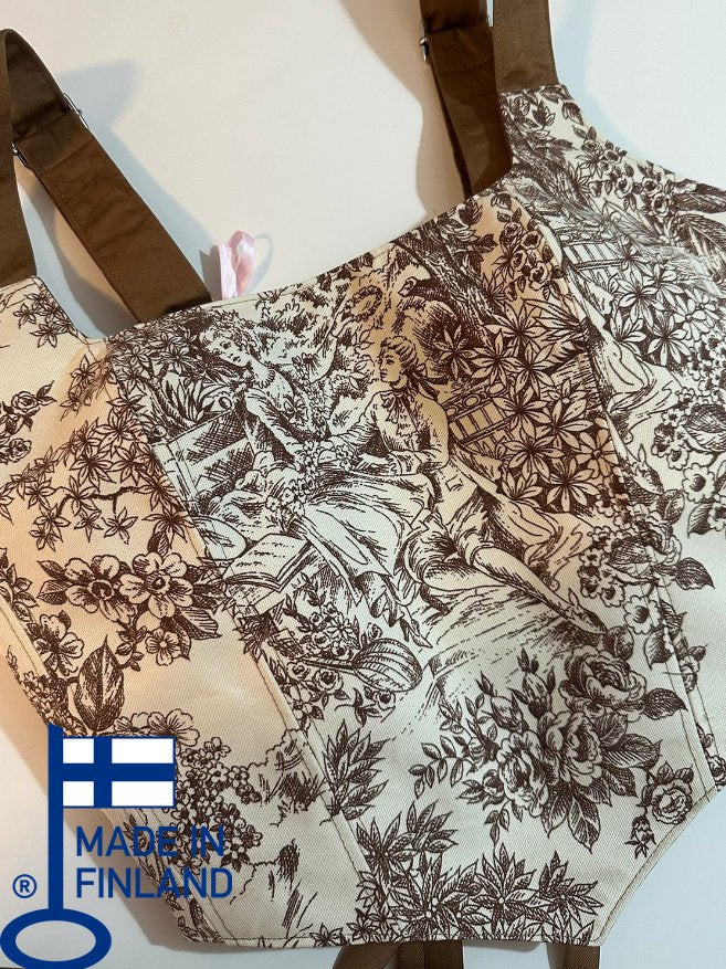 Ruska Jolie - Reversible Corset Top — reversible corset top handmade in Helsinki by PopJoy