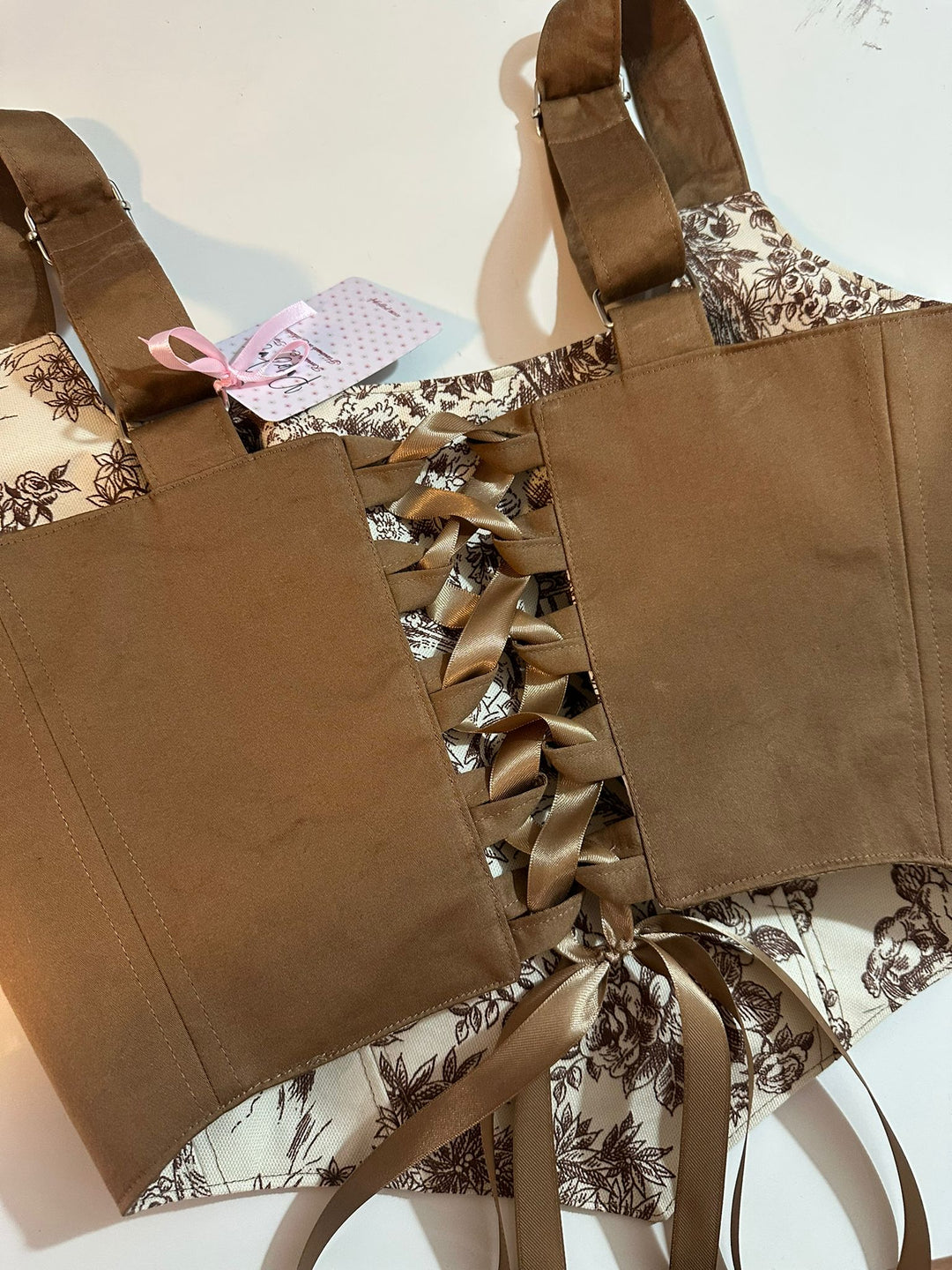 Ruska Jolie - Reversible Corset Top — reversible corset top handmade in Helsinki by PopJoy