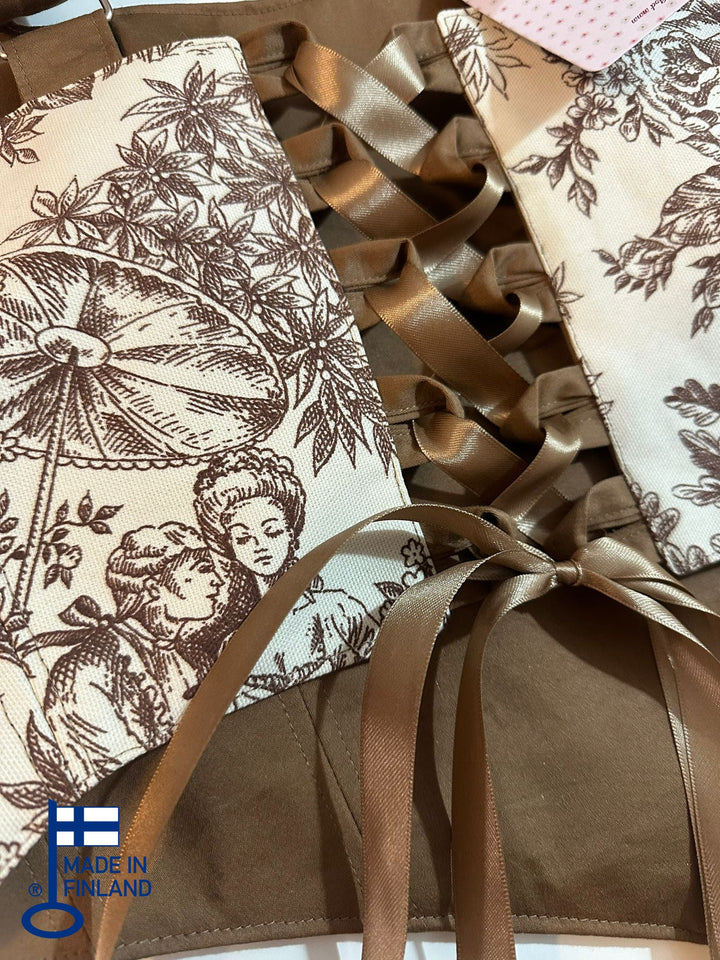 Ruska Jolie - Reversible Corset Top (Ready for Shipping) — made in Finland — view 1