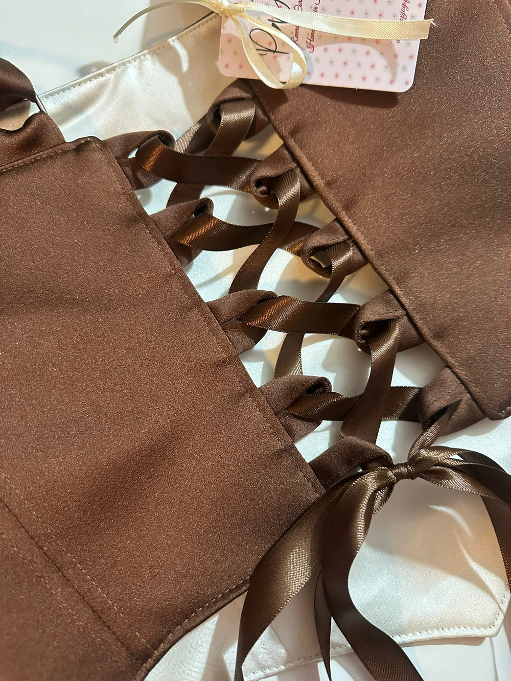 Russet - Reversible Corset Top — reversible corset top handmade in Helsinki by PopJoy