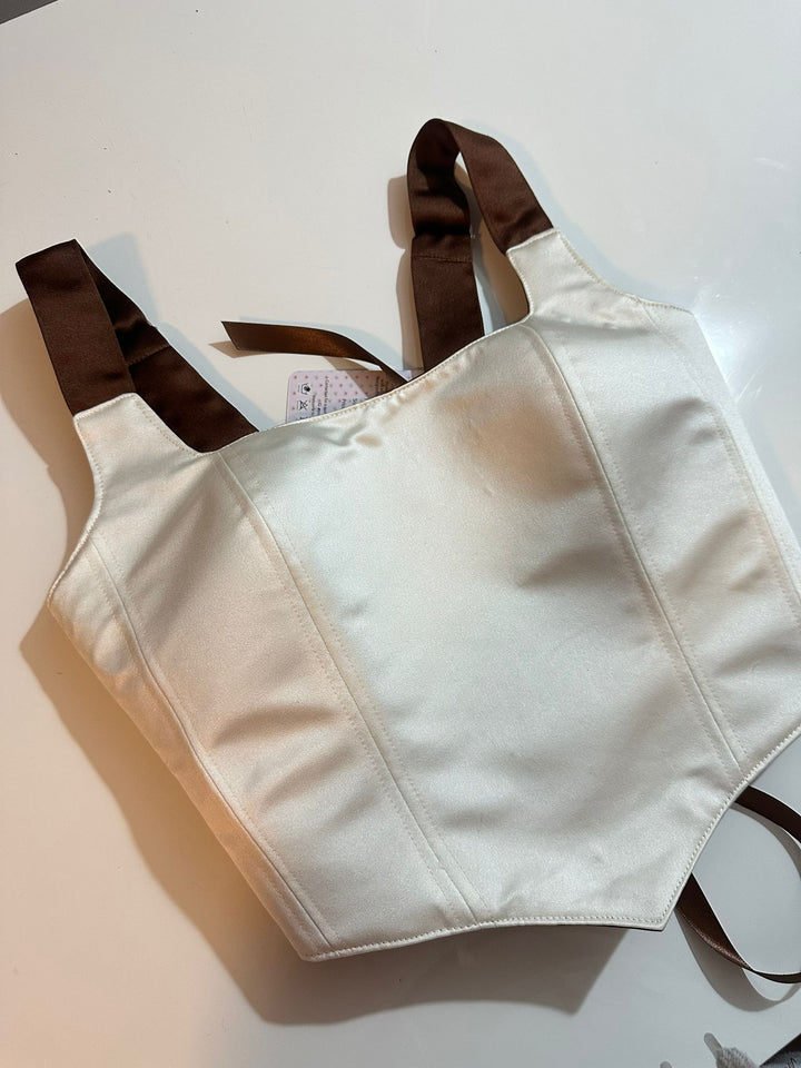 Russet - Reversible Corset Top — reversible corset top handmade in Helsinki by PopJoy
