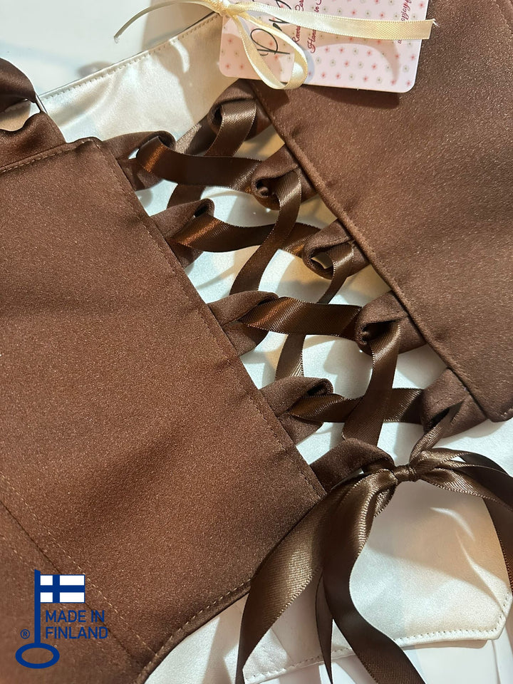 Russet - Reversible Corset Top (Ready-for-Shipping) — made in Finland — view 1