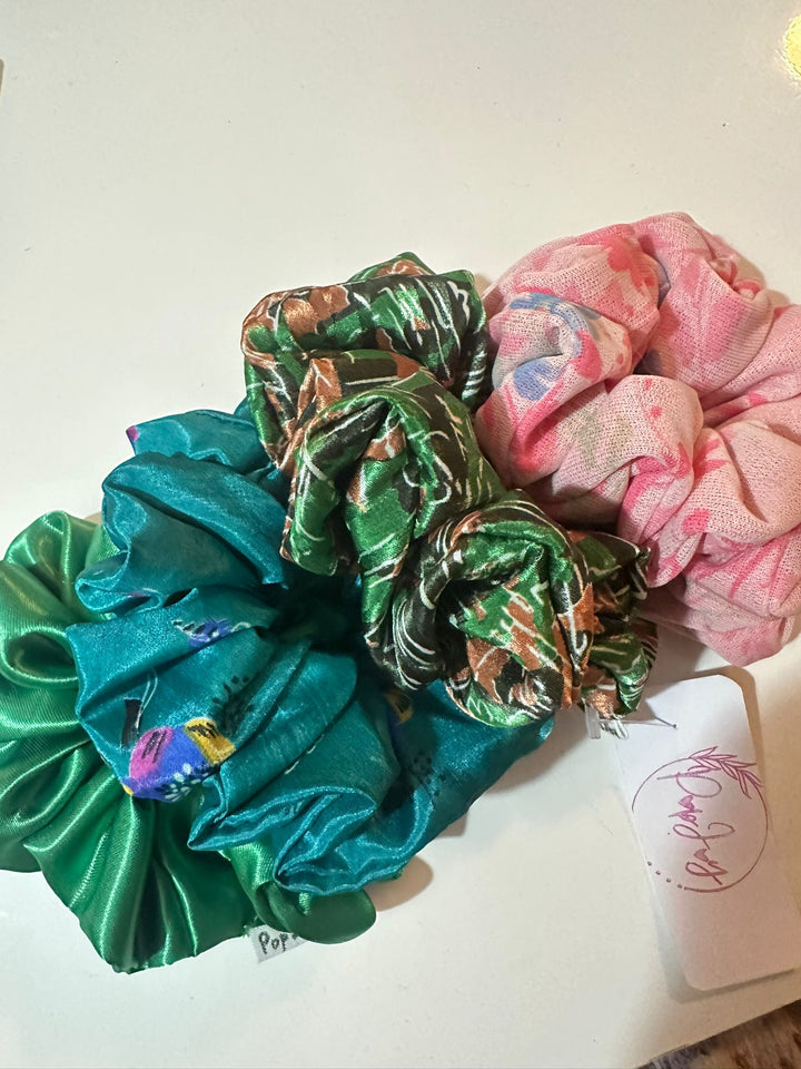 Scrunchies — handmade hair accessory by PopJoy, Helsinki