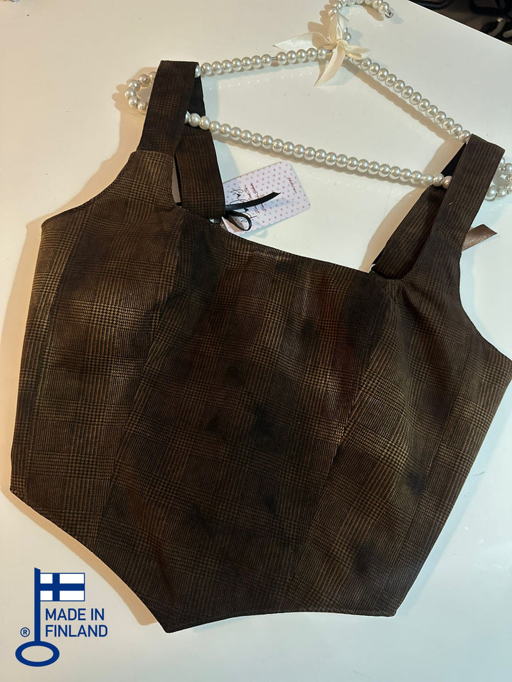 Sari - Reversible Corset Top (No more Fabric) — made in Finland — view 2