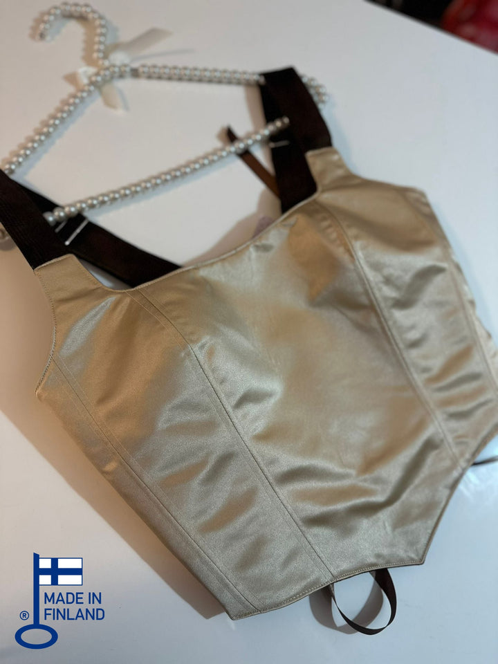 Sari - Reversible Corset Top (No more Fabric) — made in Finland — view 3