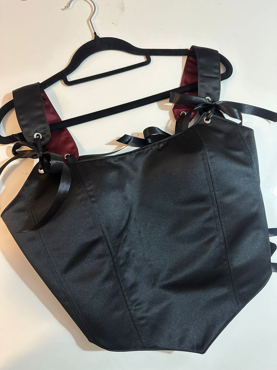 Scarlet - Reversible Corset Top — reversible corset top handmade in Helsinki by PopJoy