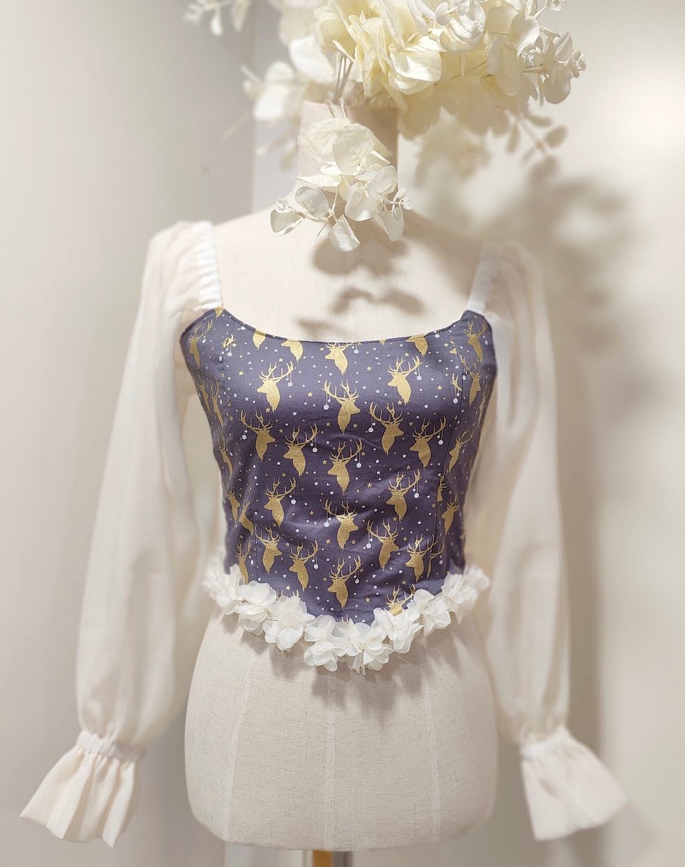 Sophiana - Reversible Corset Top (No more fabric — reversible corset top handmade in Helsinki by PopJoy