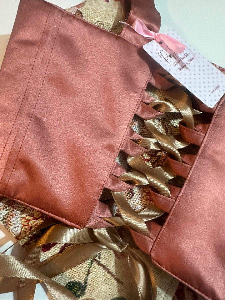 Terra - Reversible Corset Top — reversible corset top handmade in Helsinki by PopJoy
