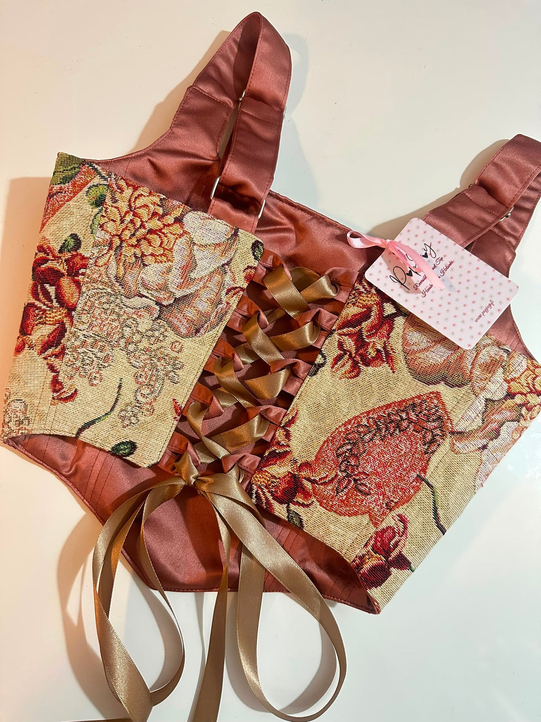 Terra - Reversible Corset Top — reversible corset top handmade in Helsinki by PopJoy