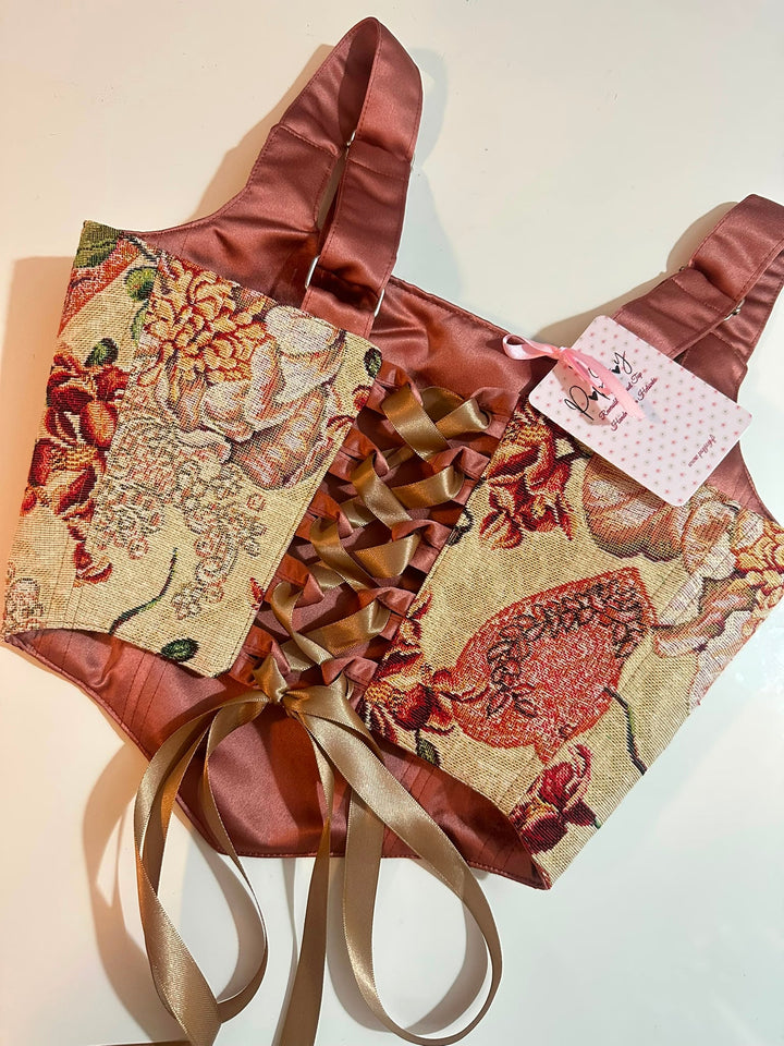 Terra - Reversible Corset Top — reversible corset top handmade in Helsinki by PopJoy